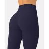 imagePilates Crossover Leggings for Women  Buttery Soft High Waisted V Cut Cross Waist Workout Yoga Pants  FlexFlowTwilight