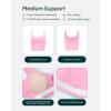 imageScoop Workout Tank Top with Built in Bra for Women  Medium Support Longline Yoga Sports Shelf Bra Top FlexFlowBubblegum