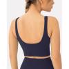 imageScoop Workout Tank Top with Built in Bra for Women  Medium Support Longline Yoga Sports Shelf Bra Top FlexFlowTwilight