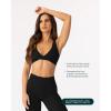 imageTwo Ways Twist Sports Bra for Women  Customizable Coverage Convertible Twist Front ampamp Back Workout Bra FlexFlowBlack