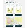 imageTwo Ways Twist Sports Bra for Women  Customizable Coverage Convertible Twist Front ampamp Back Workout Bra FlexFlowLemonade