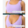 imageTwo Ways Twist Sports Bra for Women  Customizable Coverage Convertible Twist Front ampamp Back Workout Bra FlexFlowLilac