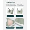 imageTwo Ways Twist Sports Bra for Women  Customizable Coverage Convertible Twist Front ampamp Back Workout Bra FlexFlowSage