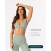 imageTwo Ways Twist Sports Bra for Women  Customizable Coverage Convertible Twist Front ampamp Back Workout Bra FlexFlowSage