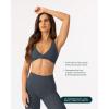imageTwo Ways Twist Sports Bra for Women  Customizable Coverage Convertible Twist Front ampamp Back Workout Bra FlexFlowThunder