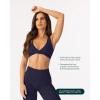 imageTwo Ways Twist Sports Bra for Women  Customizable Coverage Convertible Twist Front ampamp Back Workout Bra FlexFlowTwilight