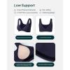 imageTwo Ways Twist Sports Bra for Women  Customizable Coverage Convertible Twist Front ampamp Back Workout Bra FlexFlowTwilight