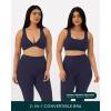 imageTwo Ways Twist Sports Bra for Women  Customizable Coverage Convertible Twist Front ampamp Back Workout Bra FlexFlowTwilight
