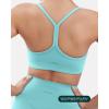 imageYoga Racerback Bras for Women  Buttery Soft Low Support Scoop Neck YBack Thin Strap Sports Bra  FlexFlowCarribean Sea