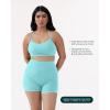 imageYoga Racerback Bras for Women  Buttery Soft Low Support Scoop Neck YBack Thin Strap Sports Bra  FlexFlowCarribean Sea