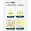 imageYoga Racerback Bras for Women  Buttery Soft Low Support Scoop Neck YBack Thin Strap Sports Bra  FlexFlowLemonade