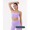 imageYoga Racerback Bras for Women  Buttery Soft Low Support Scoop Neck YBack Thin Strap Sports Bra  FlexFlowLilac