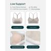 imageYoga Racerback Bras for Women  Buttery Soft Low Support Scoop Neck YBack Thin Strap Sports Bra  FlexFlowMoon