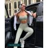 imageYoga Racerback Bras for Women  Buttery Soft Low Support Scoop Neck YBack Thin Strap Sports Bra  FlexFlowPine Green