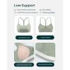 imageYoga Racerback Bras for Women  Buttery Soft Low Support Scoop Neck YBack Thin Strap Sports Bra  FlexFlowSage