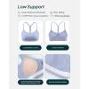 imageYoga Racerback Bras for Women  Buttery Soft Low Support Scoop Neck YBack Thin Strap Sports Bra  FlexFlowSeabreeze