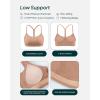 imageYoga Racerback Bras for Women  Buttery Soft Low Support Scoop Neck YBack Thin Strap Sports Bra  FlexFlowSienna