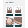 imageYoga Racerback Bras for Women  Buttery Soft Low Support Scoop Neck YBack Thin Strap Sports Bra  FlexFlowTeak
