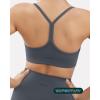 imageYoga Racerback Bras for Women  Buttery Soft Low Support Scoop Neck YBack Thin Strap Sports Bra  FlexFlowThunder