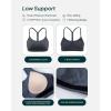 imageYoga Racerback Bras for Women  Buttery Soft Low Support Scoop Neck YBack Thin Strap Sports Bra  FlexFlowThunder