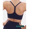 imageYoga Racerback Bras for Women  Buttery Soft Low Support Scoop Neck YBack Thin Strap Sports Bra  FlexFlowTwilight