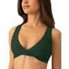 imageTwo Ways Twist Sports Bra for Women  Customizable Coverage Convertible Twist Front ampamp Back Workout Bra FlexFlowPine Green