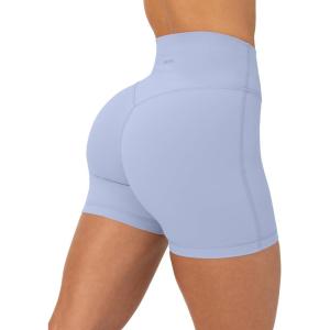 imageButtery Soft Yoga Workout Shorts for Women  High Waisted Butt Sculpting 4quot ampamp 6quot Gym Biker Shorts  FlexFlowSeabreeze