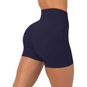 imageButtery Soft Yoga Workout Shorts for Women  High Waisted Butt Sculpting 4quot ampamp 6quot Gym Biker Shorts  FlexFlowTwilight