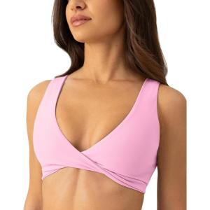 imageTwo Ways Twist Sports Bra for Women  Customizable Coverage Convertible Twist Front ampamp Back Workout Bra FlexFlowBubblegum