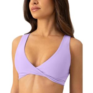 imageTwo Ways Twist Sports Bra for Women  Customizable Coverage Convertible Twist Front ampamp Back Workout Bra FlexFlowLilac