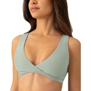 imageTwo Ways Twist Sports Bra for Women  Customizable Coverage Convertible Twist Front ampamp Back Workout Bra FlexFlowSage