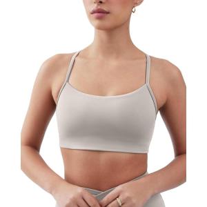 imageYoga Racerback Bras for Women  Buttery Soft Low Support Scoop Neck YBack Thin Strap Sports Bra  FlexFlowMoon