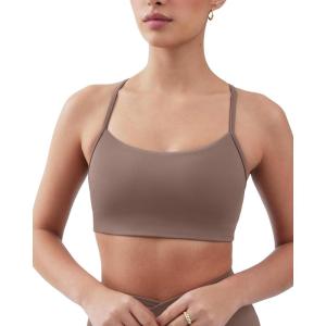 imageYoga Racerback Bras for Women  Buttery Soft Low Support Scoop Neck YBack Thin Strap Sports Bra  FlexFlowTeak