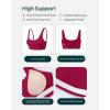 imageRacerback Adjustable Sports Bra for Women  High Support Convertible Straps High Impact Workout Bras  HiPerformBerry