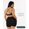 imageRacerback Adjustable Sports Bra for Women  High Support Convertible Straps High Impact Workout Bras  HiPerformBlack