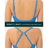 imageRacerback Adjustable Sports Bra for Women  High Support Convertible Straps High Impact Workout Bras  HiPerformRoyal Blue