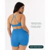 imageRacerback Adjustable Sports Bra for Women  High Support Convertible Straps High Impact Workout Bras  HiPerformRoyal Blue