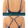 imageRacerback Adjustable Sports Bra for Women  High Support Convertible Straps High Impact Workout Bras  HiPerformTwilight