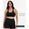 imageRacerback Supportive Sports Bras for Women  High Support Scoop Neck Gym Workout Bra Removable Pads  HiPerformBlack