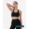 imageRacerback Supportive Sports Bras for Women  High Support Scoop Neck Gym Workout Bra Removable Pads  HiPerformBlack