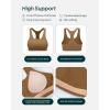 imageRacerback Supportive Sports Bras for Women  High Support Scoop Neck Gym Workout Bra Removable Pads  HiPerformCafe