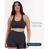 imageRacerback Supportive Sports Bras for Women  High Support Scoop Neck Gym Workout Bra Removable Pads  HiPerformGraphite