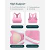 imageRacerback Supportive Sports Bras for Women  High Support Scoop Neck Gym Workout Bra Removable Pads  HiPerformPetal