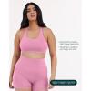 imageRacerback Supportive Sports Bras for Women  High Support Scoop Neck Gym Workout Bra Removable Pads  HiPerformPetal