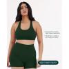 imageRacerback Supportive Sports Bras for Women  High Support Scoop Neck Gym Workout Bra Removable Pads  HiPerformPine Green