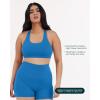 imageRacerback Supportive Sports Bras for Women  High Support Scoop Neck Gym Workout Bra Removable Pads  HiPerformRoyal Blue