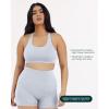 imageRacerback Supportive Sports Bras for Women  High Support Scoop Neck Gym Workout Bra Removable Pads  HiPerformSilver
