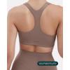 imageRacerback Supportive Sports Bras for Women  High Support Scoop Neck Gym Workout Bra Removable Pads  HiPerformTeak