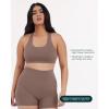 imageRacerback Supportive Sports Bras for Women  High Support Scoop Neck Gym Workout Bra Removable Pads  HiPerformTeak