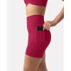 imageShorts with Pockets  Compressive High Waisted Butt Sculpting 4quot ampamp 6quot Womens Biker Shorts  HiPerform XXS to 3XBerry